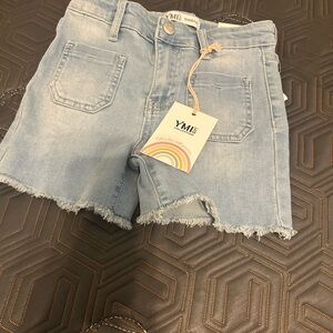 YMI Women's Light Blue Denim Shorts